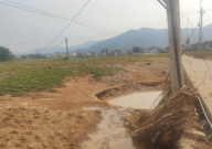梅州暴雨后有村民捞起数百斤大鱼(田园变河滩)